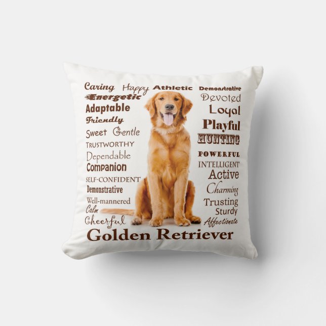 Golden Traits Pillow (Front)