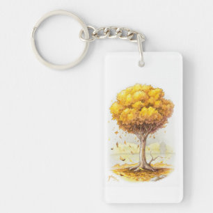 Golden Tranquillity Key Ring