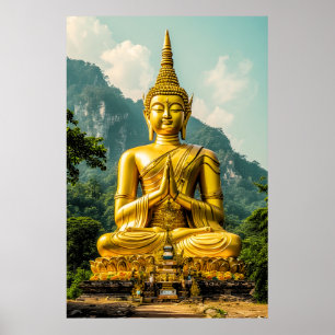 Golden Tranquillity Poster