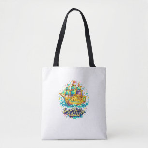 Golden Treasure Ship Tote Bag   Wealth & Prosperit