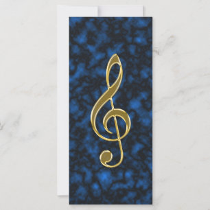 Golden treble clef