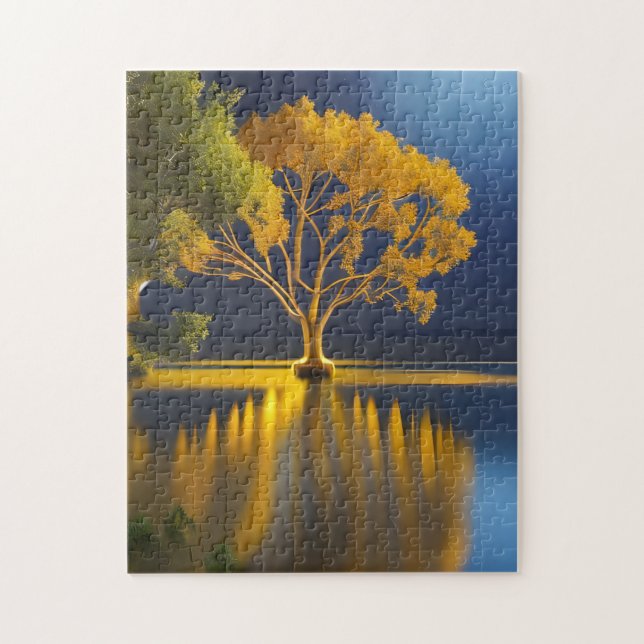 Golden Tree Jigsaw Puzzle (Vertical)