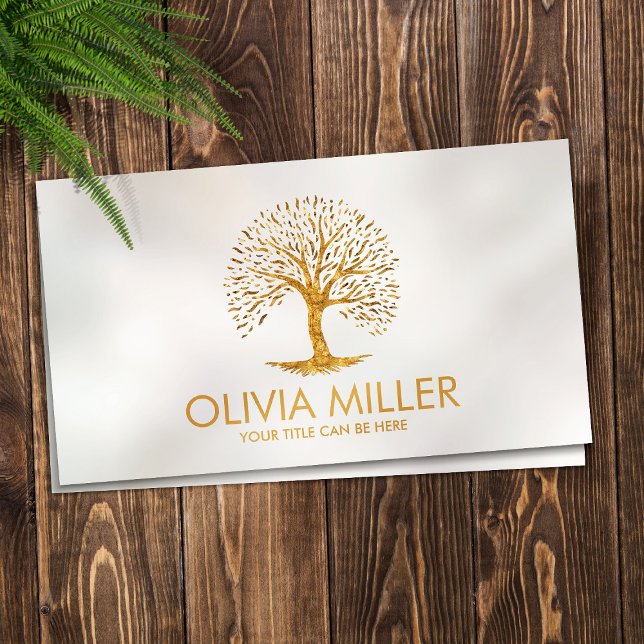 Golden Tree of life  Business Card (Creator Uploaded)