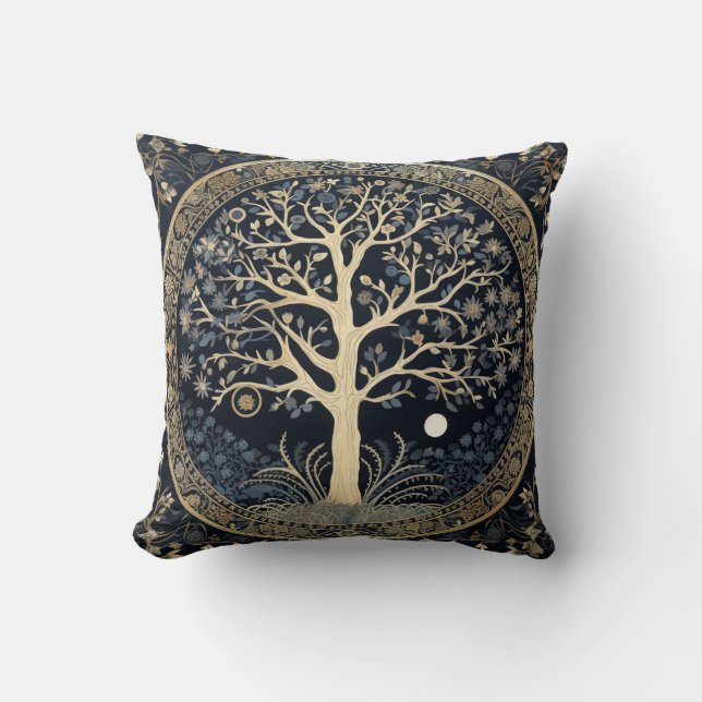 Golden Tree of Life Cushion (Front)