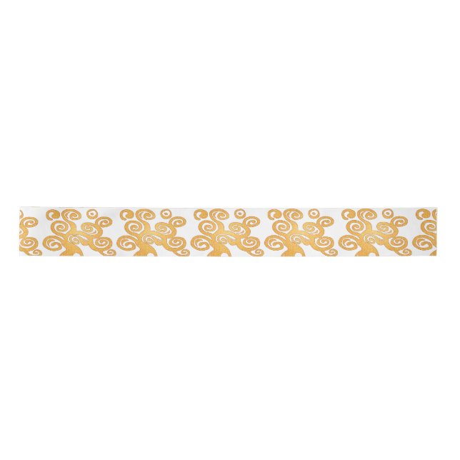Golden tree of Life Satin Ribbon (Front)