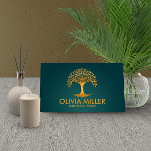 Golden Tree of life - Yggdrasil Business Card