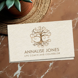 Golden Tree of Life - Yggdrasil Business Card