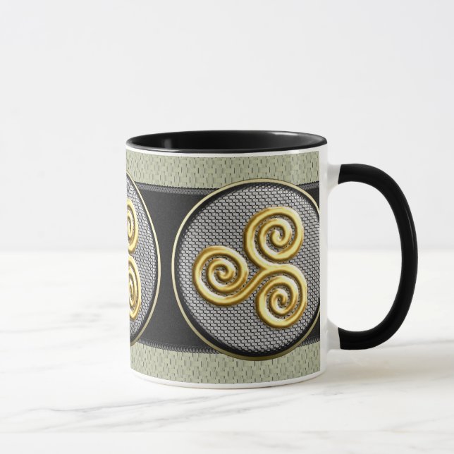 Golden Triskele Mug (Right)