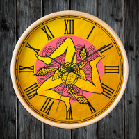 Golden Triskelion & triple spiral wave /design