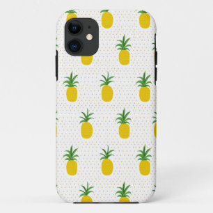 Golden Tropical Pineapples iPhone 11 Case