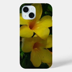 Golden Trumpet Flowers II Tropical iPhone 15 Case