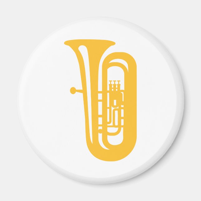 Golden Tuba Magnet (Front)