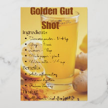 Golden Turmeric Detox Recipe Card 