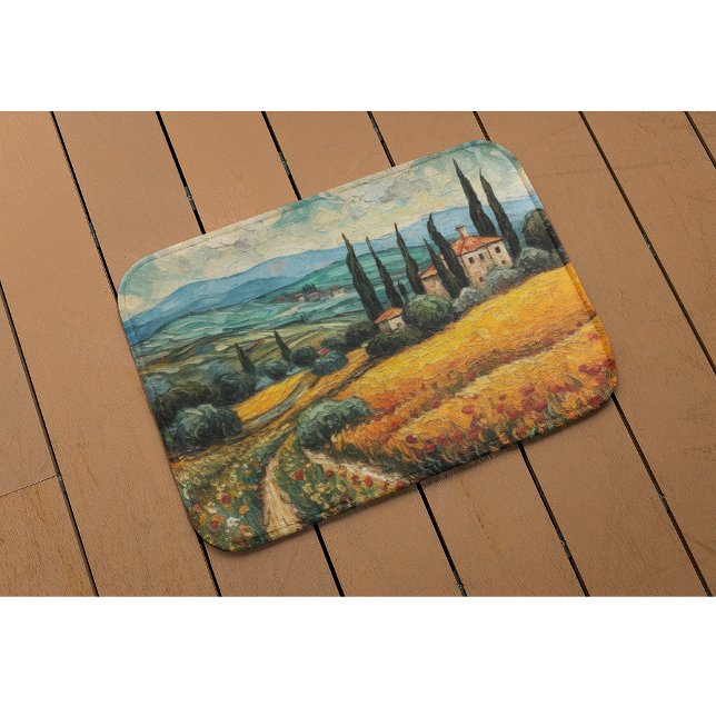 Golden Tuscany Dreams Bath Mat (Creator Uploaded)