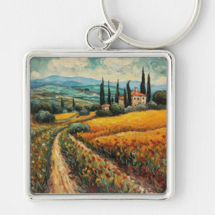 Golden Tuscany Dreams Key Ring