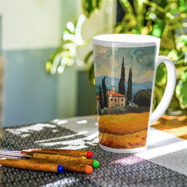 Golden Tuscany Dreams Latte Mug (Creator Uploaded)
