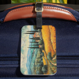 Golden Tuscany Dreams  Luggage Tag