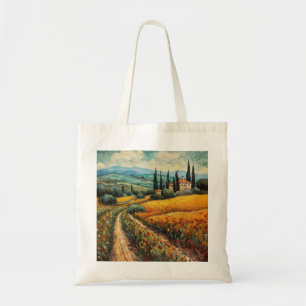 Golden Tuscany Dreams Tote Bag