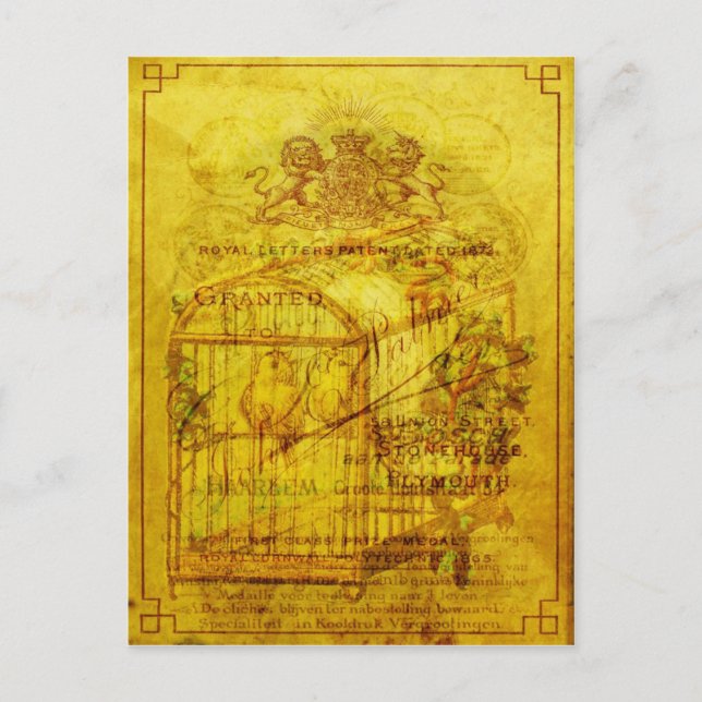 Golden Tweets Postcard (Front)