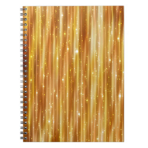 Golden upholstery, blue curtains with supports and notebook