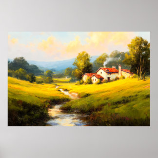 Golden Valley Homestead Poster