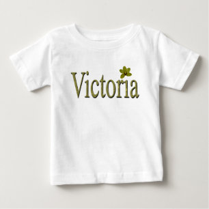 Golden Victoria Name Logo, Baby T-Shirt