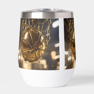 "Golden Victory: Netball Caught in a Gleaming Net"