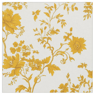 Golden Vine Toile Fabric