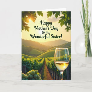 Golden Vineyard Mothers Day Card