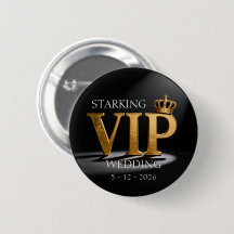 Golden Vintage Letter - VIP with Crown 8