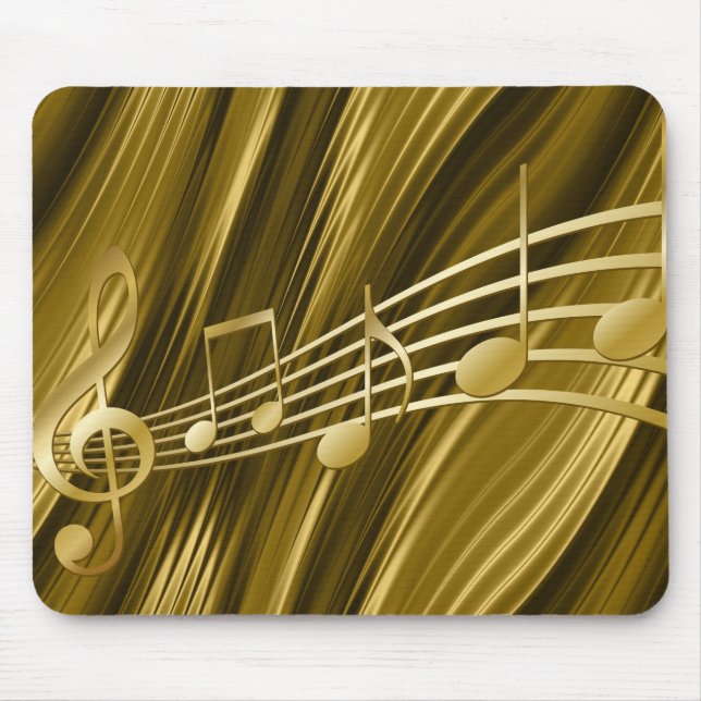 Golden violin key mouse pad (Front)