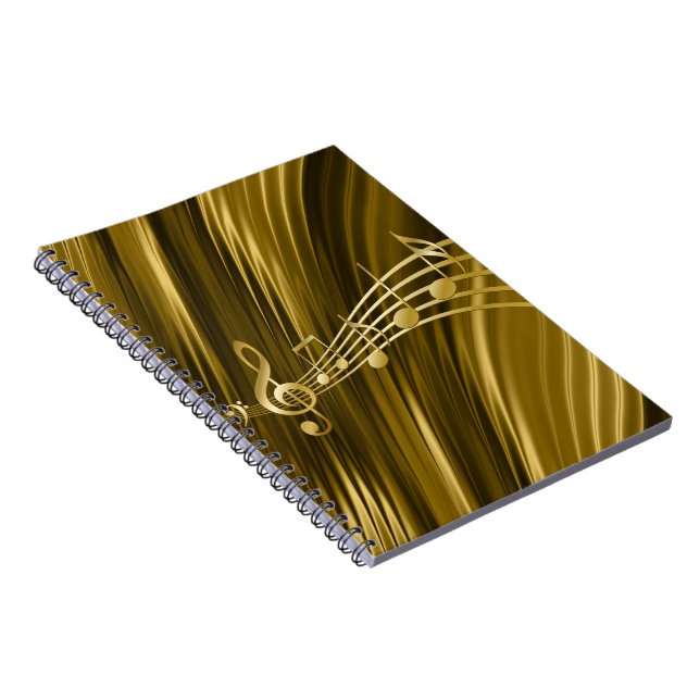 Golden violin key notebook (Right Side)