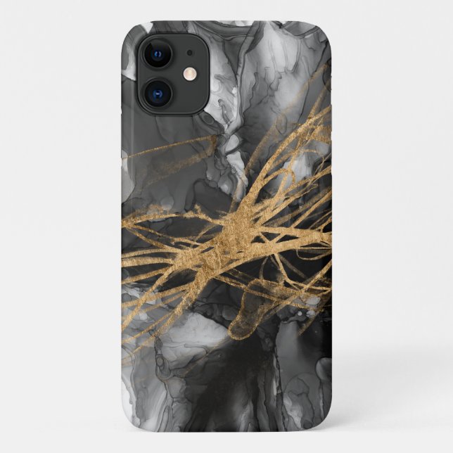 Golden Vortex I Case-Mate iPhone Case (Back)