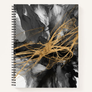 Golden Vortex I Notebook