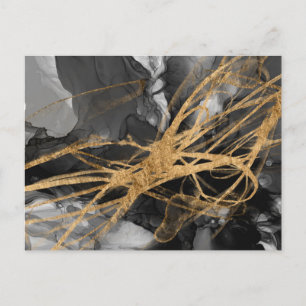 Golden Vortex I Postcard