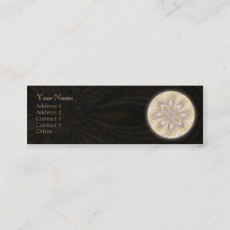 Golden Waning Mandala - Profile Business Card