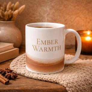 Golden Warmth Swoosh Classic Mug, 11 oz Coffee Mug