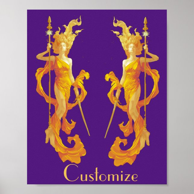 Golden Warrior Goddess Thunder_Cove   Poster (Front)