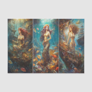 Golden Waters Tissue Paper