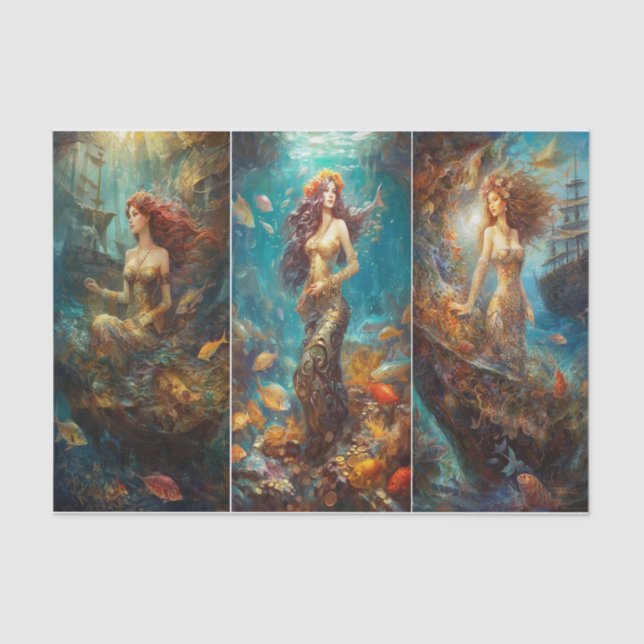 Golden Waters Tissue Paper (Front)