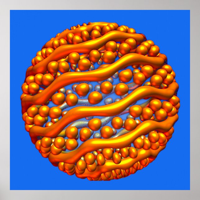 Golden Waves Poster (Front)