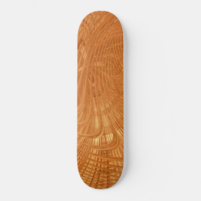 Golden Waves Skateboard (Front)