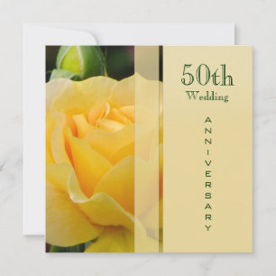 Golden Wedding Anniversary Invitation