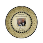 Golden Wedding Anniversary Porcelain Photo Plate