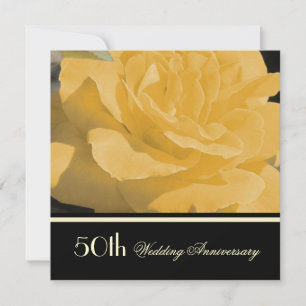 Golden Wedding Invitation