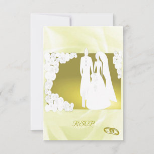 Golden Wedding RSVP Card