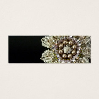 Golden Wedding Skinny Business Card