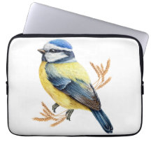 Golden Wheat and Blue Tit