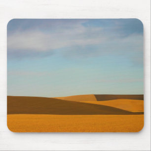 Golden Wheat Fields in Palouse Region Mouse Pad