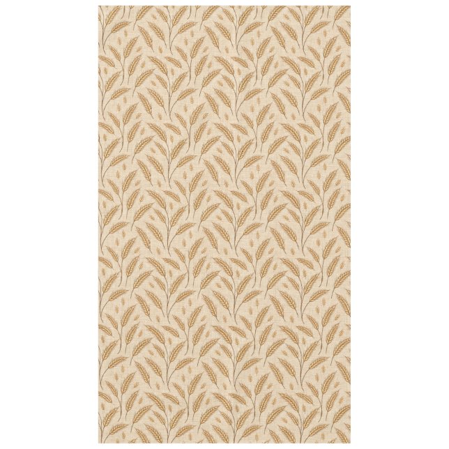 Golden Wheat Harvest Pattern Tablecloth (Front)